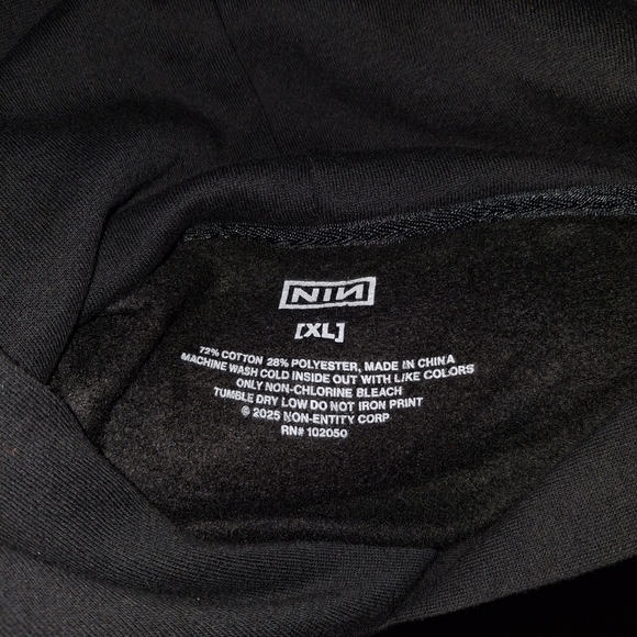NWOT NIN NINE INCH NAILS Rock Band Hoodie Size XL - Picture 4 of 4